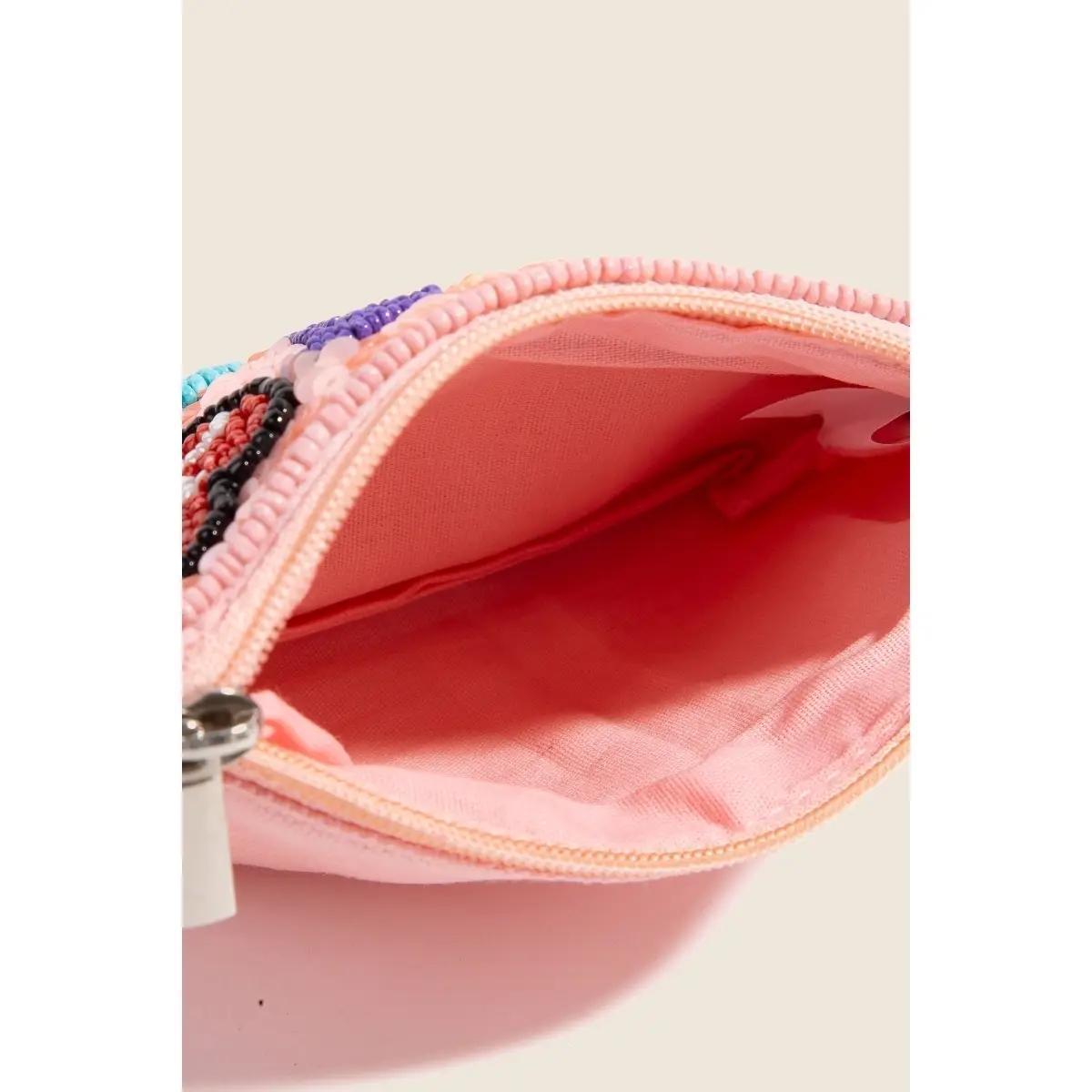 Best Nurse Sequin and Seed Beaded Coin Purse