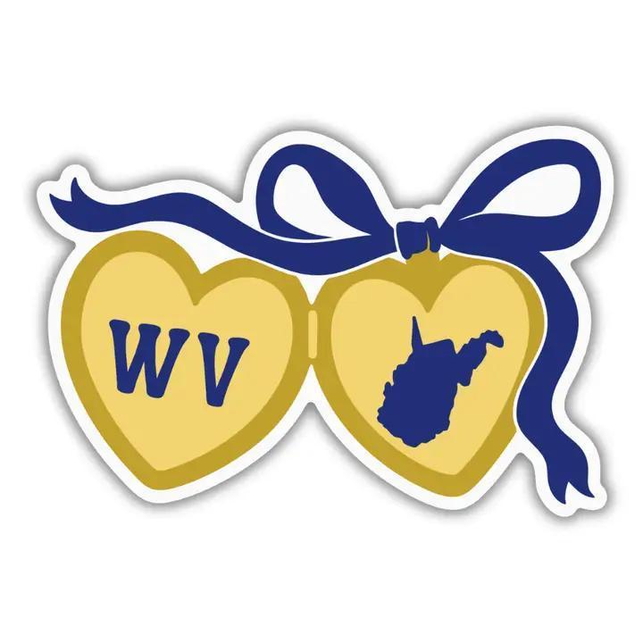 West Virginia Locket - Sticker