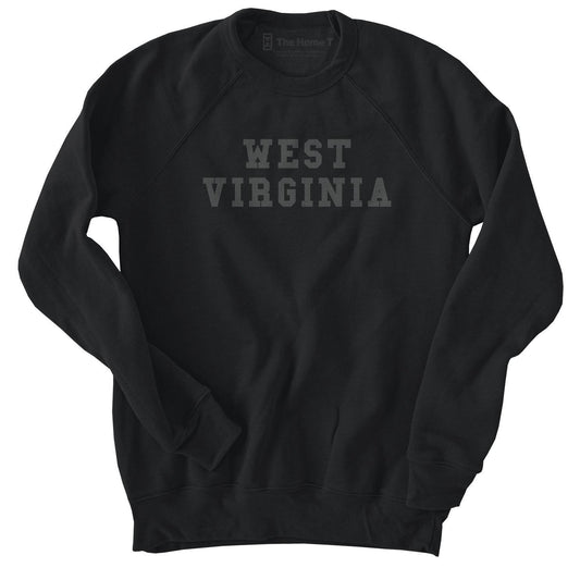West Virginia Black on Black Sweatshirt