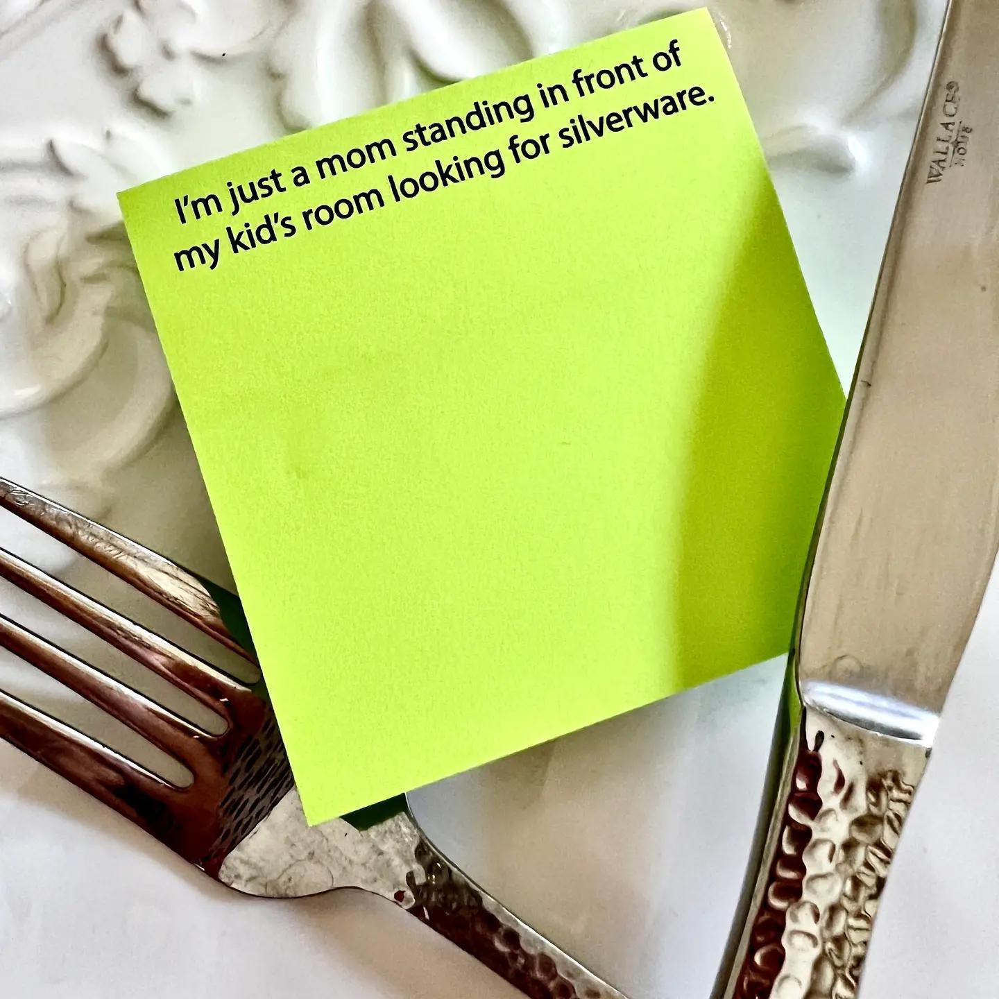 I'm Just a Mom Looking for Silverware