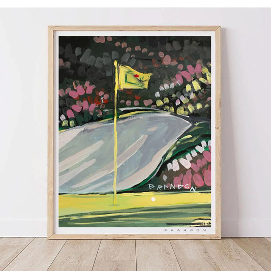 Flag in the Shadows from the Masters