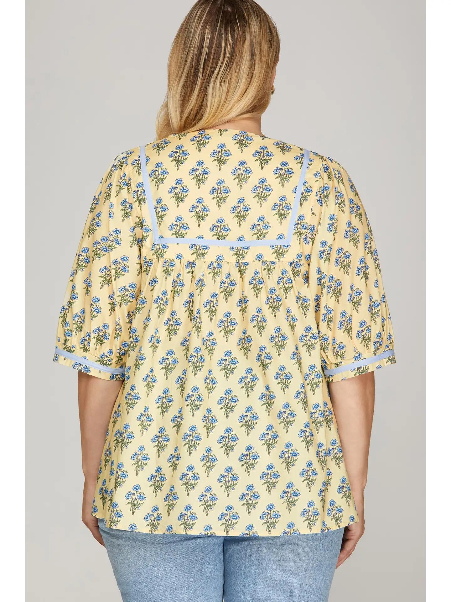Printed Woven Blouse