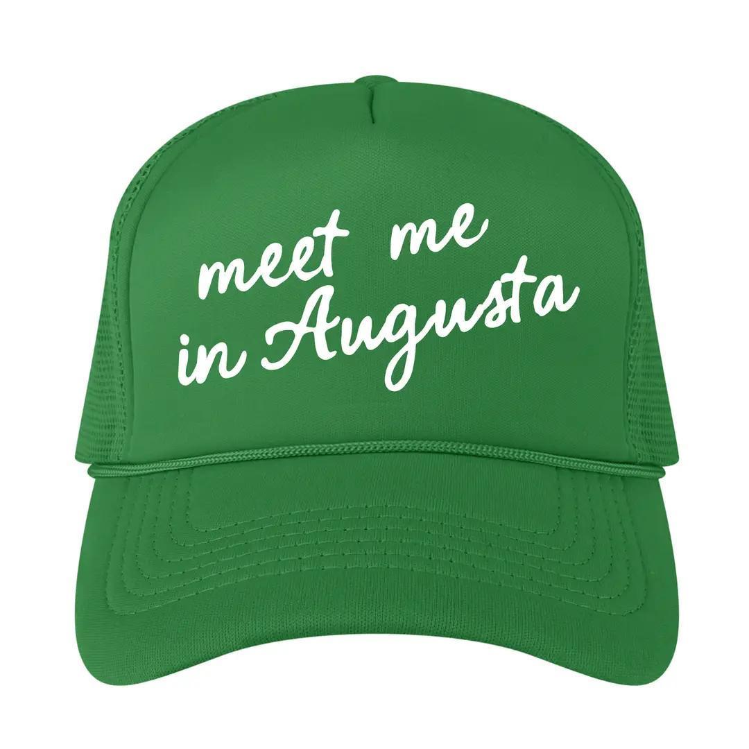Masters Trucker Hat Meet Me At Augusta