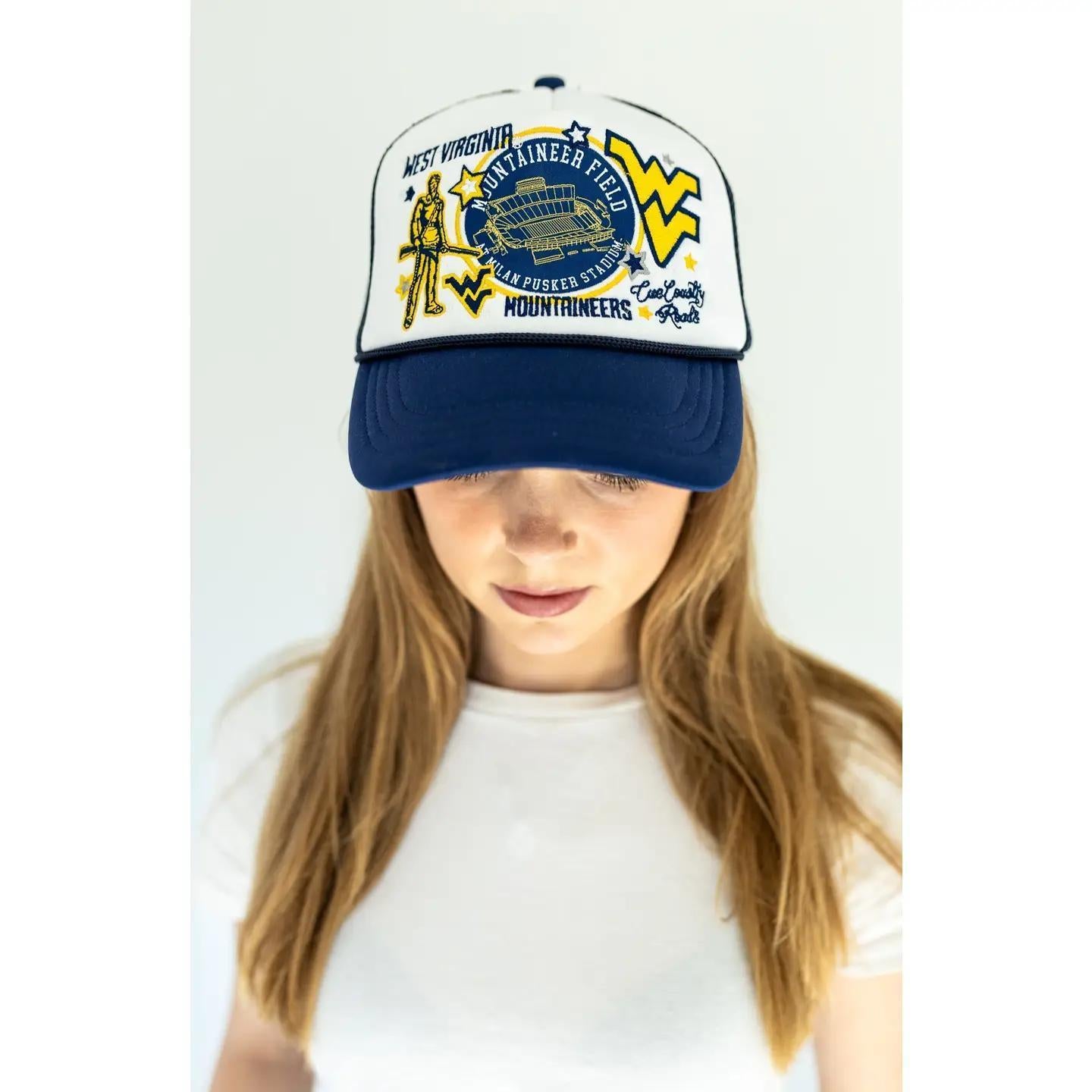 West Virginia Layer Patch Foam Trucker Hat
