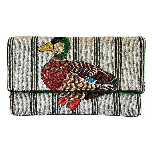 Duck Crossbody Beaded Bag Lily Posh