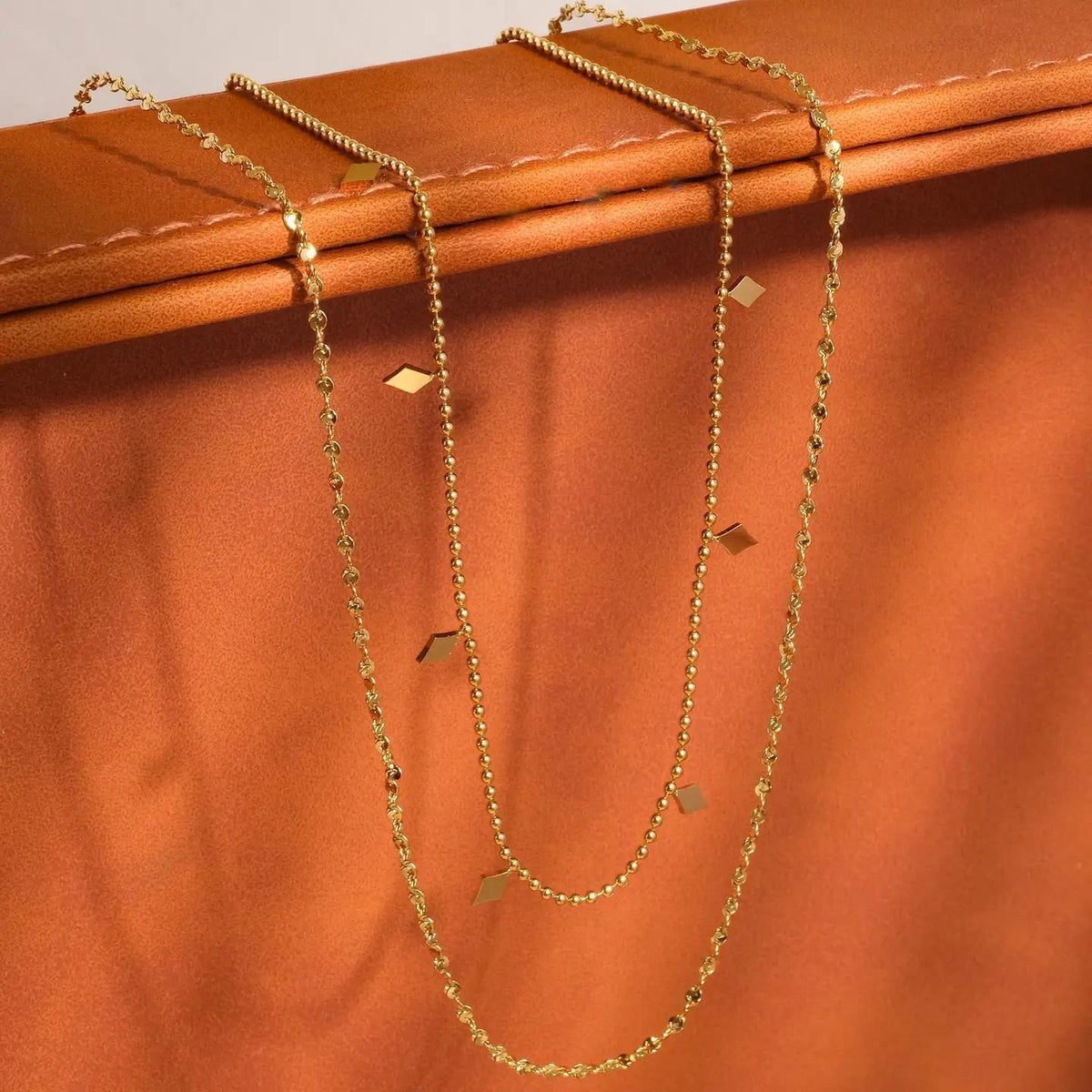 Arômes 18K Gold Non-Tarnish Layered Tassel Necklace