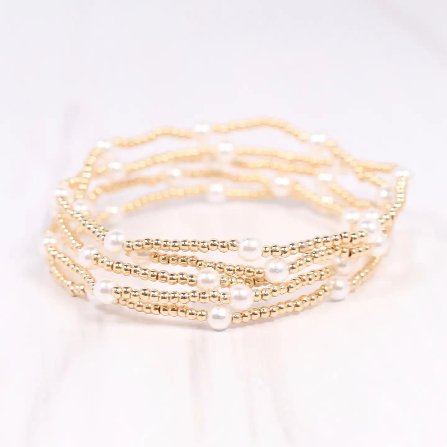 Domic Bracelet Set Gold