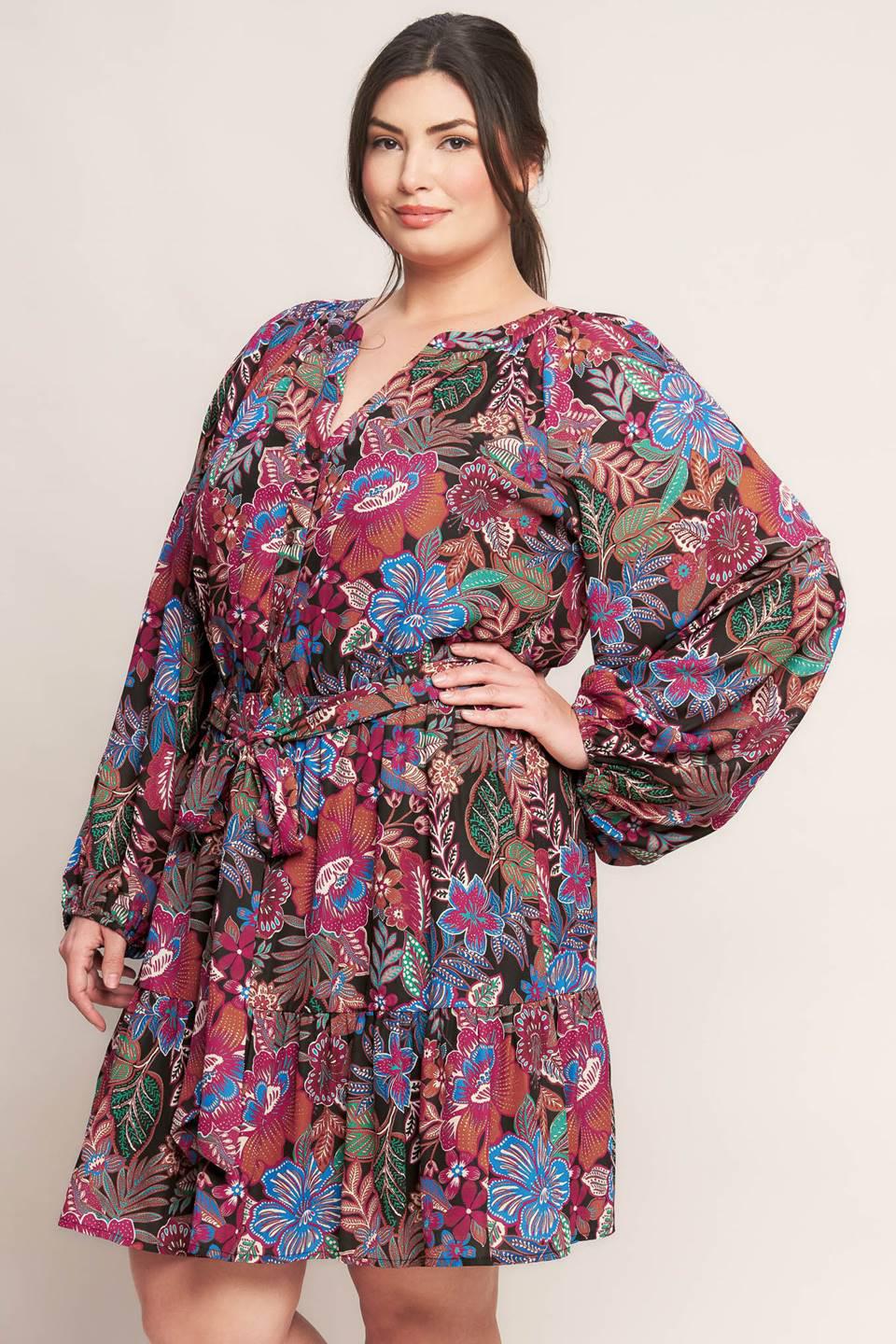 Printed Woven Mini Dress