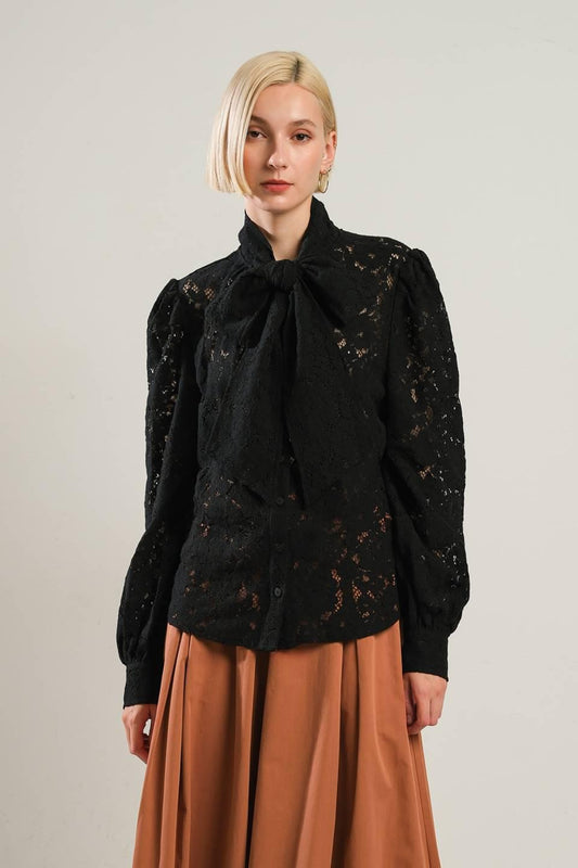 Woven Lace Top