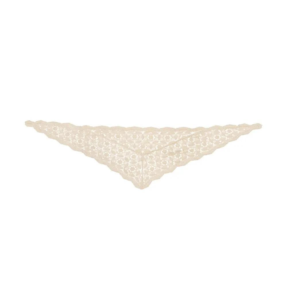 Scarf Scallop Belt Ivory