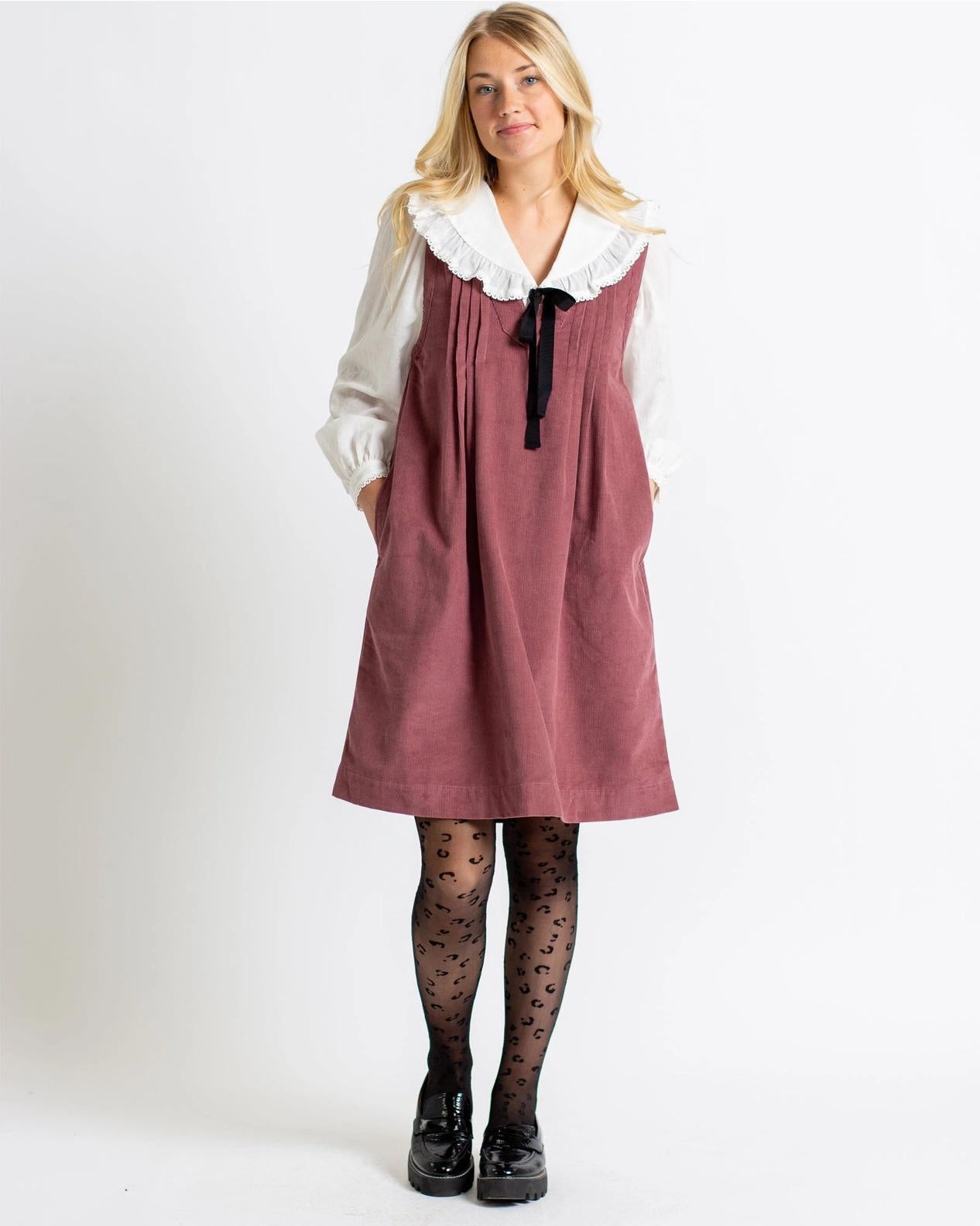 Kaylee Rose Brown Corduroy Sleeveless Jumper