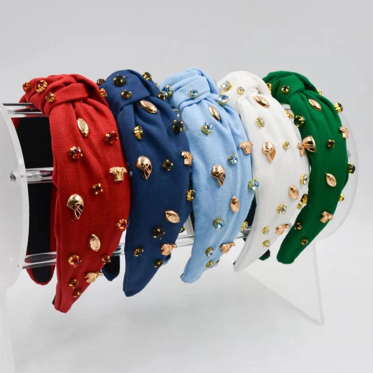 Cotton Gameday Charms & Gems Headband