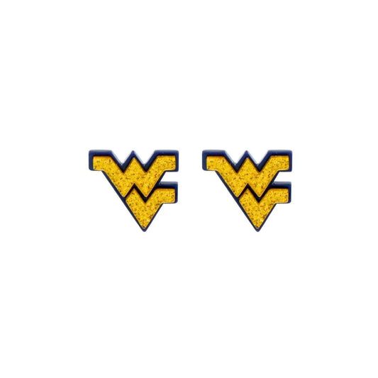 West Virginia Logo Stud Earrings