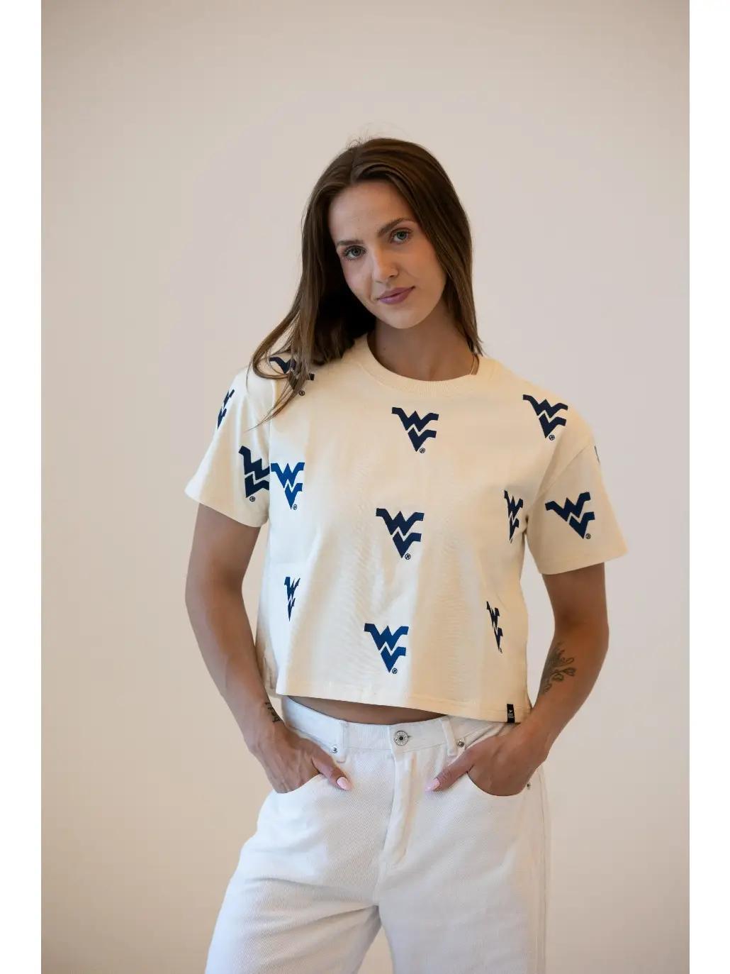 West Virginia Ritter Crop Tee