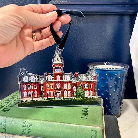 Acrylic Cutout Woodburn Hall Ornament