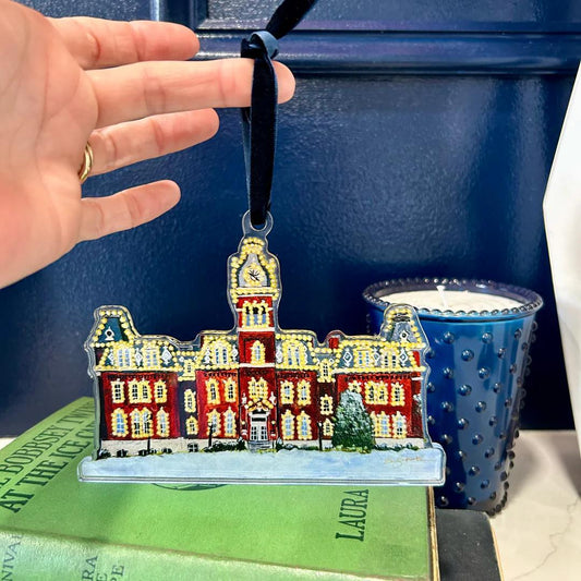 Acrylic Cutout Woodburn Hall Lights Ornament