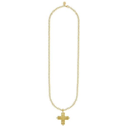 Long Jerusalem Cross Necklace