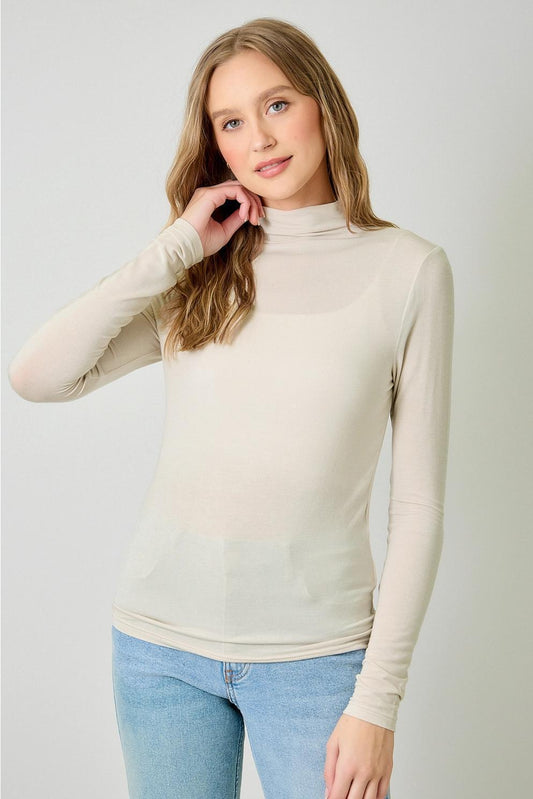 Essential Mock Neck Top
