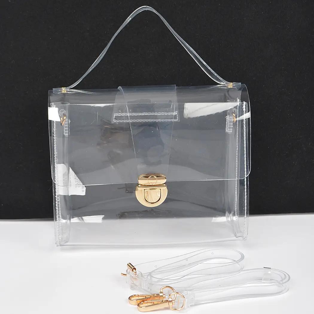Transparent Top Handle Bag