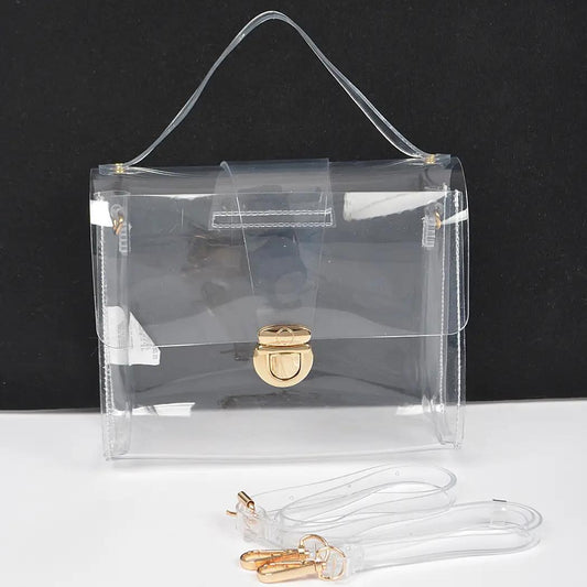 Transparent Top Handle Bag
