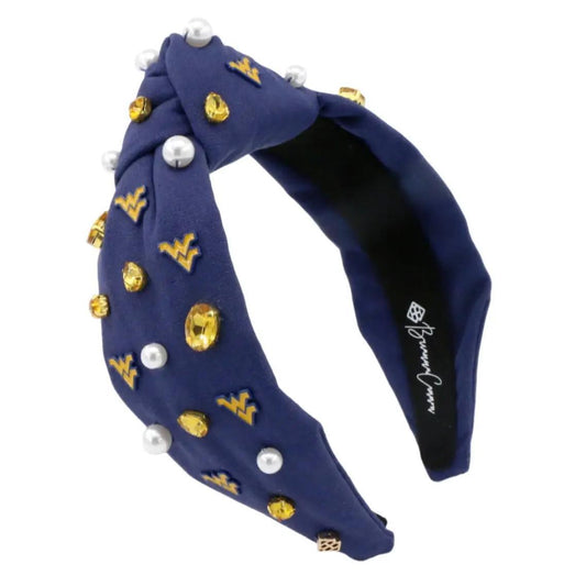 West Virginia Navy Logo Headband
