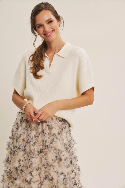 Versatile Effortless Rib Knit Sweater