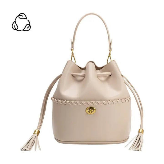 Janae Bone Recycled Vegan Leather Top Handle