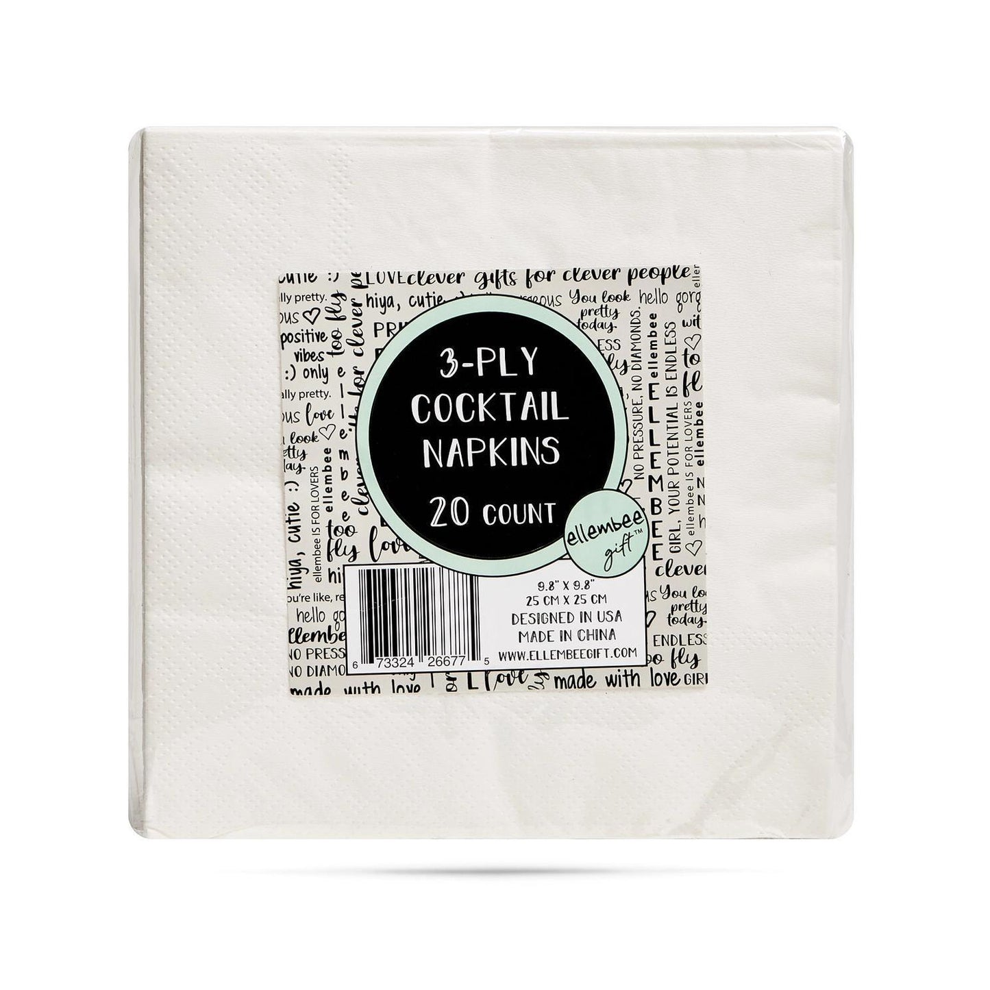 I'm Dreaming of A White Christmas. Funny Cocktail Napkins