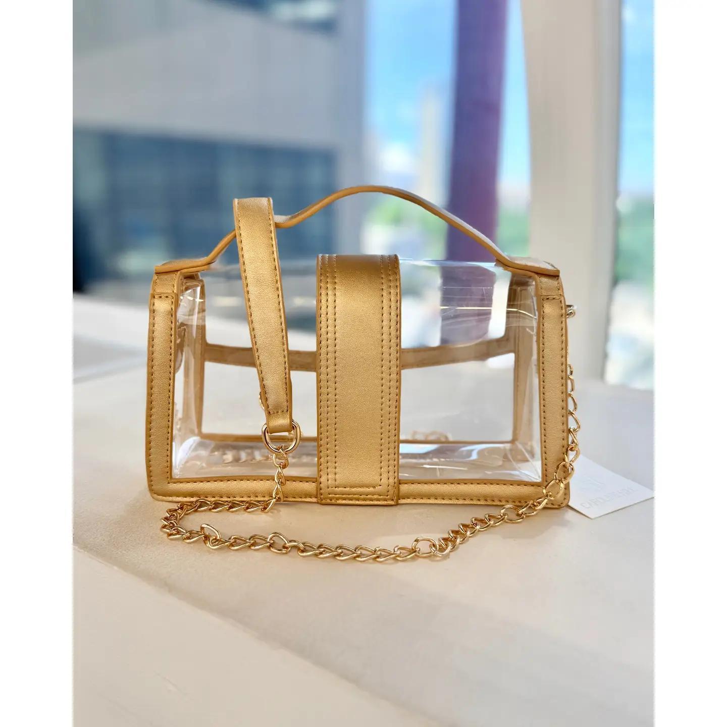 Grace Clear Bag Gold