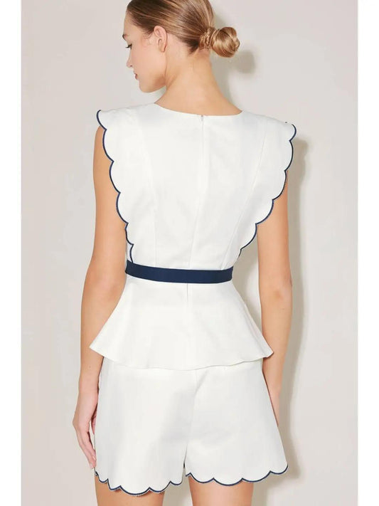 A Solid Woven Top