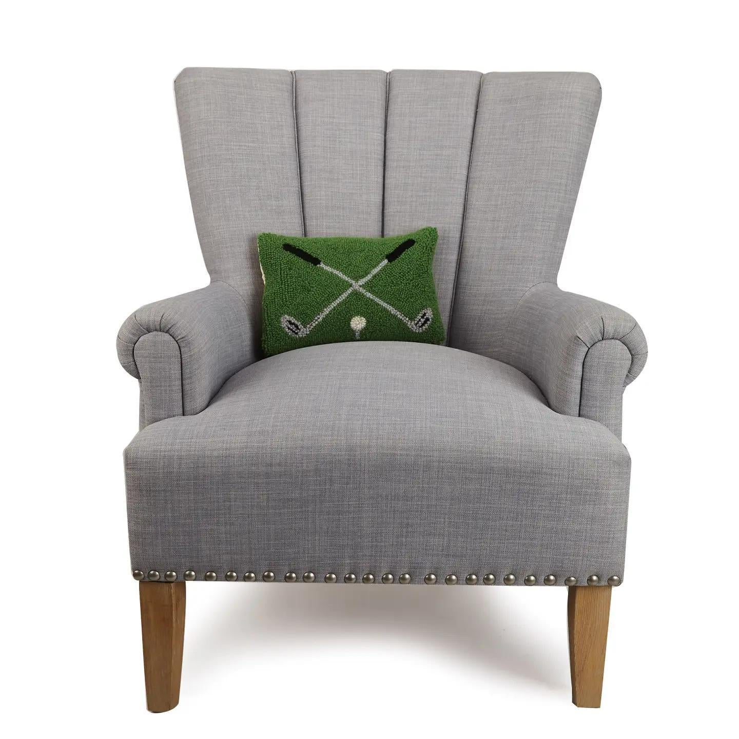Cross Golf Clubs Hook Pillow