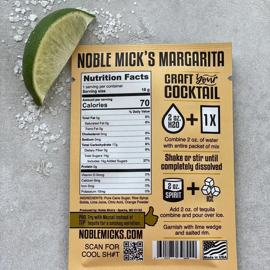 Margarita Single Serve Craft Cocktail