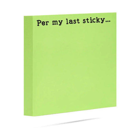 Per My Last Sticky | Sticky Notes Funny | Coworker Gifts