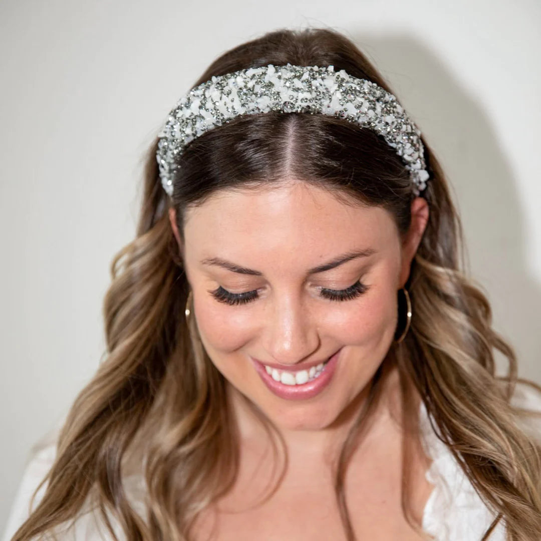 All That Glitters Headband - Silver by Headbands of Hope