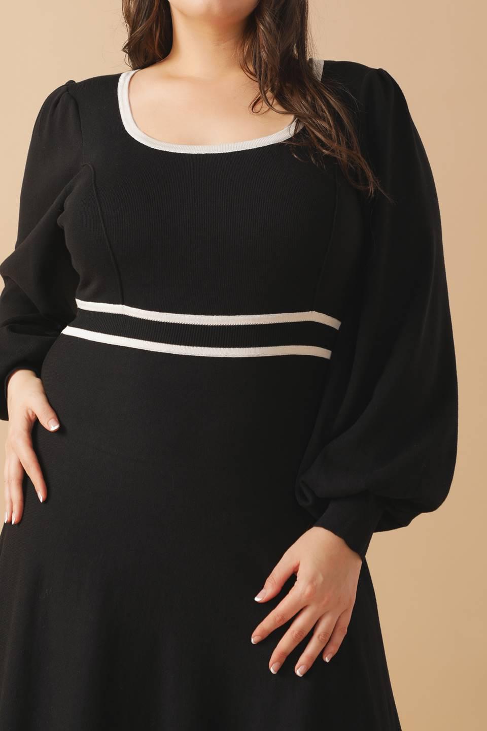 Sweater Knit Midi Dress