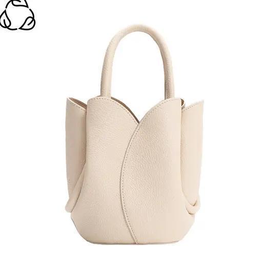 Tulip Mini Recycled Vegan Leather Top Handle Bag