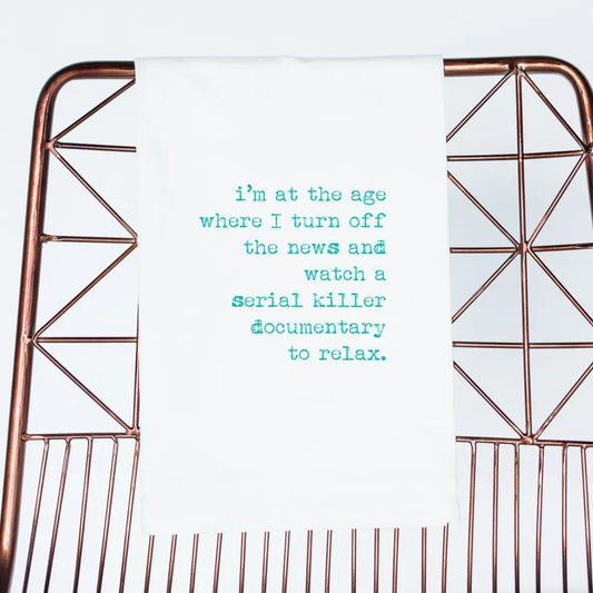 Funny Gift Towel | Relax Serial Killer