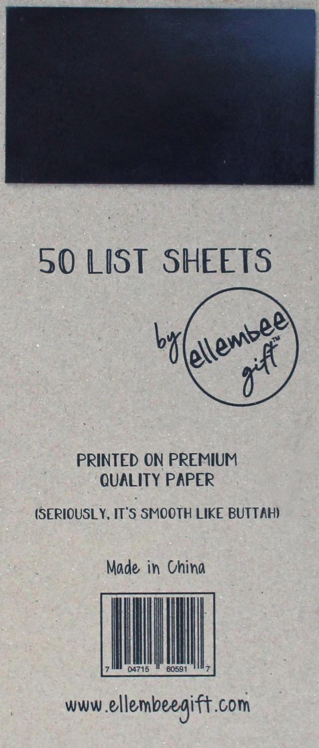 Self Discipline Is Tough Because I'm the Boss Funny List Pad