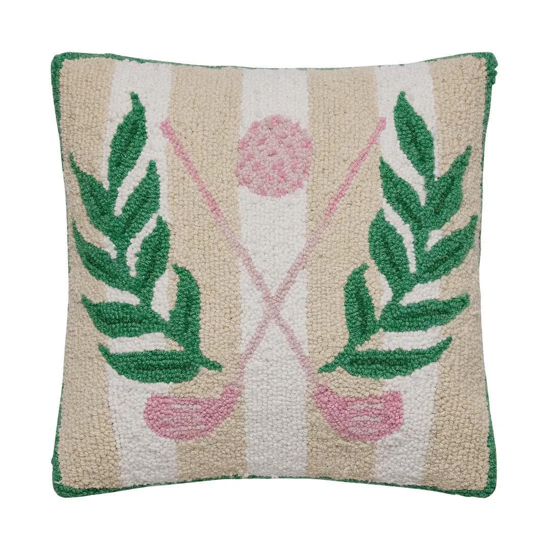 Golf with Wreath Hook Pillow