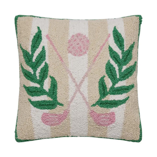 Golf with Wreath Hook Pillow