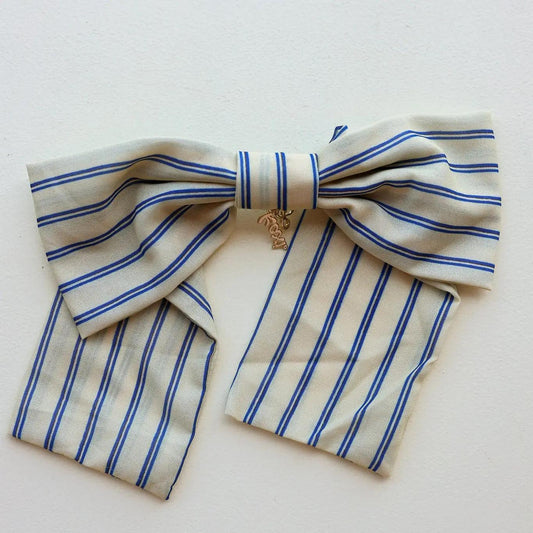 University Striped Slouchy Bow