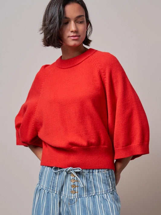 Batwing Sleeve Sweater Top
