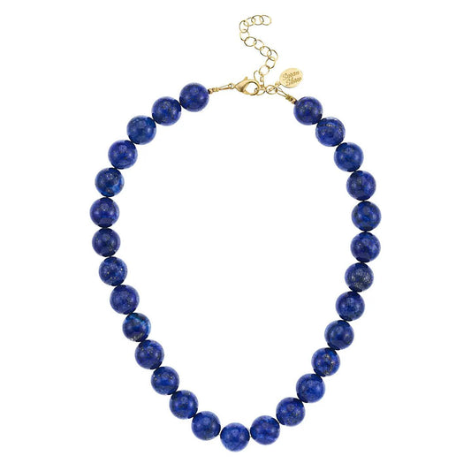 14mm Blue Lapis Necklace