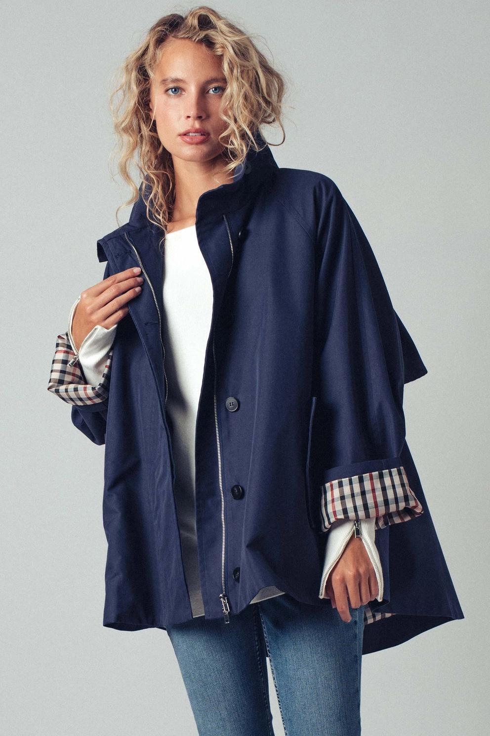 Modern A-Line Trench Jacket