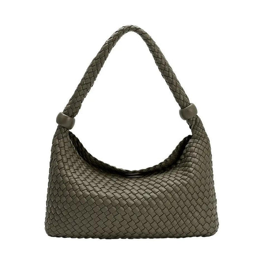Quinn Olive Recycled Vegan Shoulder Bag