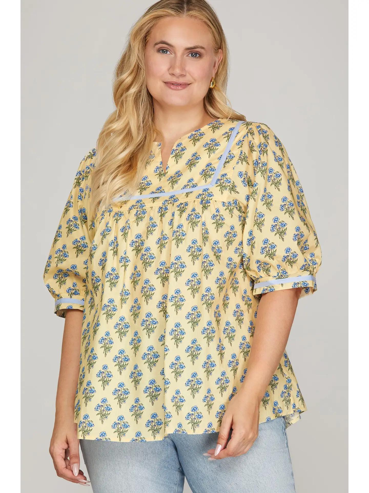 Printed Woven Blouse