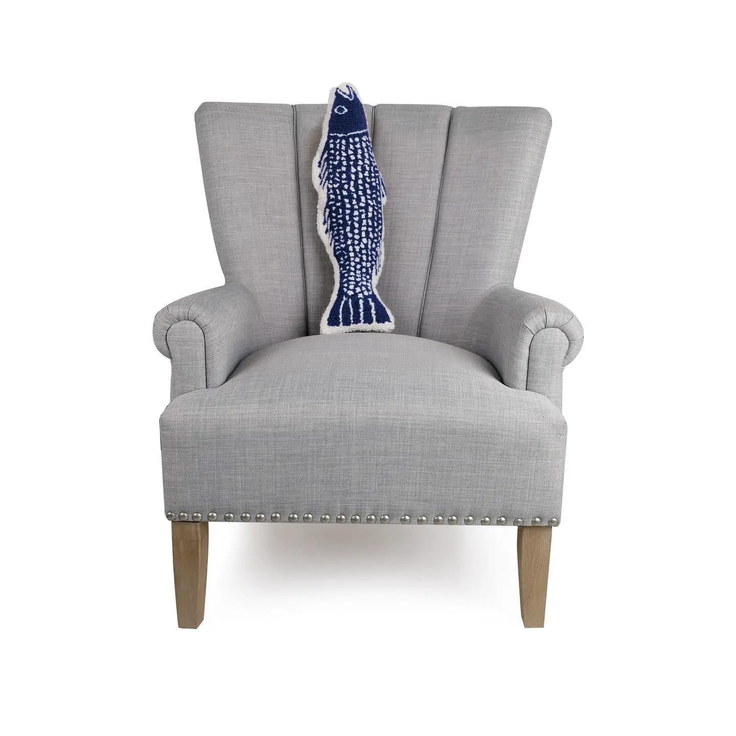 Striper Shaped Hook Pillow - Kate Nelligan