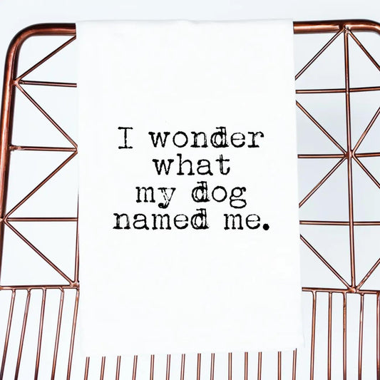 Wonder What Dog Named Towel