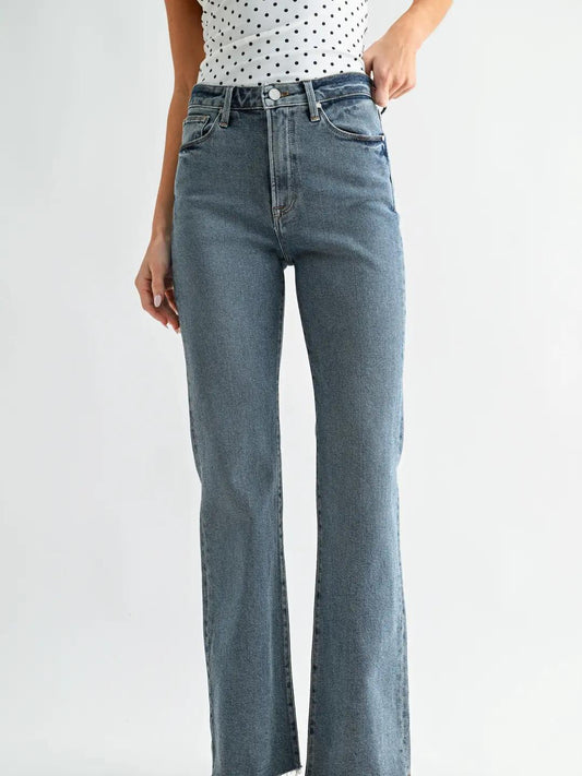 Scissor Cut Bootcut - Medium Denim