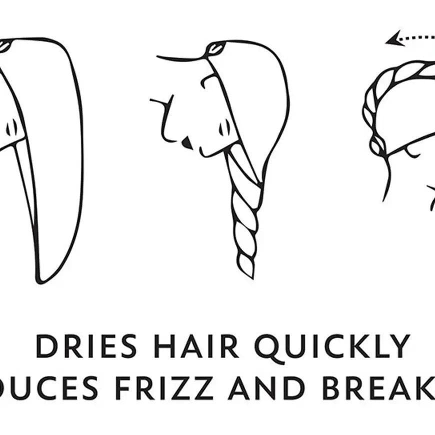 Plush Hair Wrap - Ivory